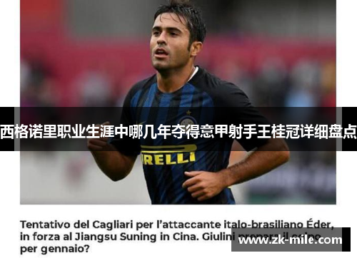 西格诺里职业生涯中哪几年夺得意甲射手王桂冠详细盘点